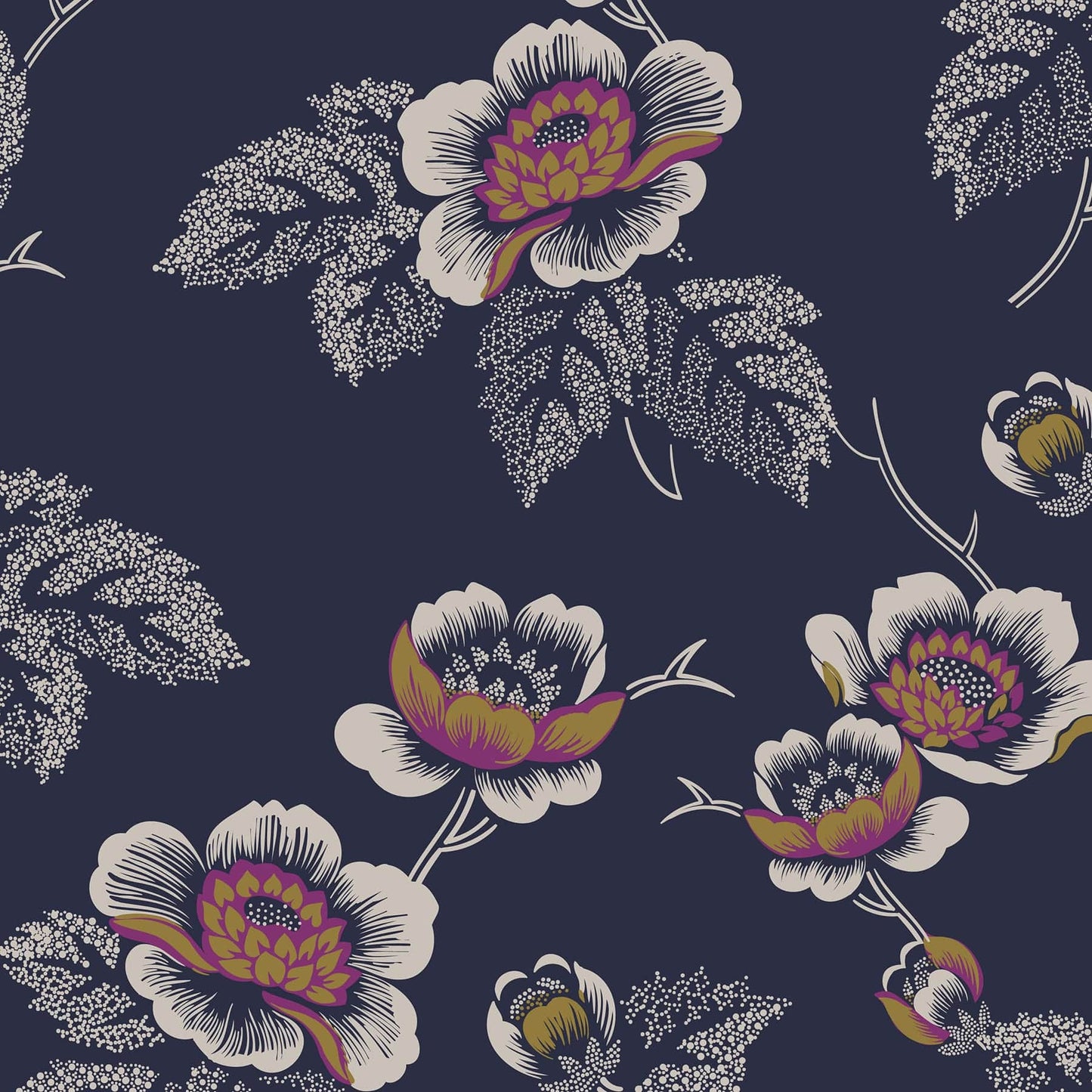 Fabric Journal-Seurat Floral-Image 3-Vera Bradley