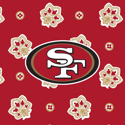 NFL Oversized Throw Blanket-San Francisco 49ers Bandana-Image 4-Vera Bradley