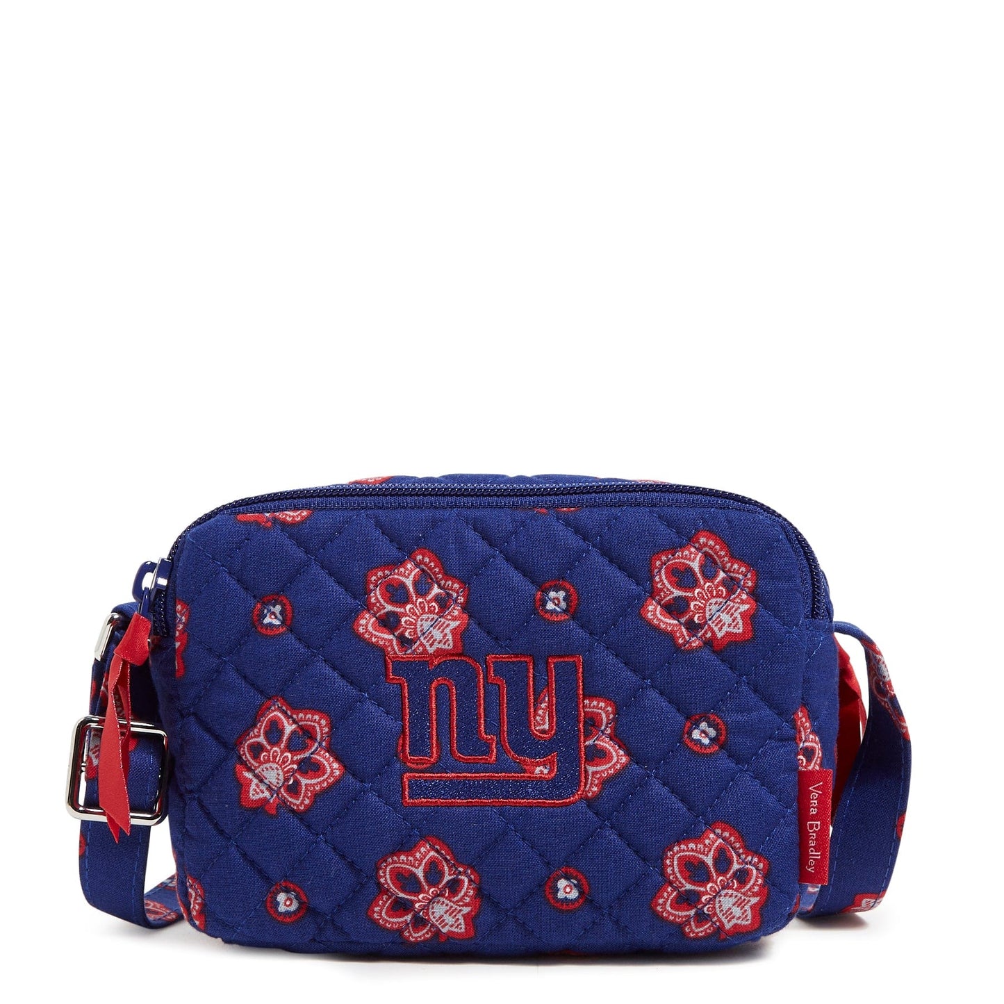 NFL RFID Small Stadium Crossbody Bag-New York Giants Bandana-Image 2-Vera Bradley