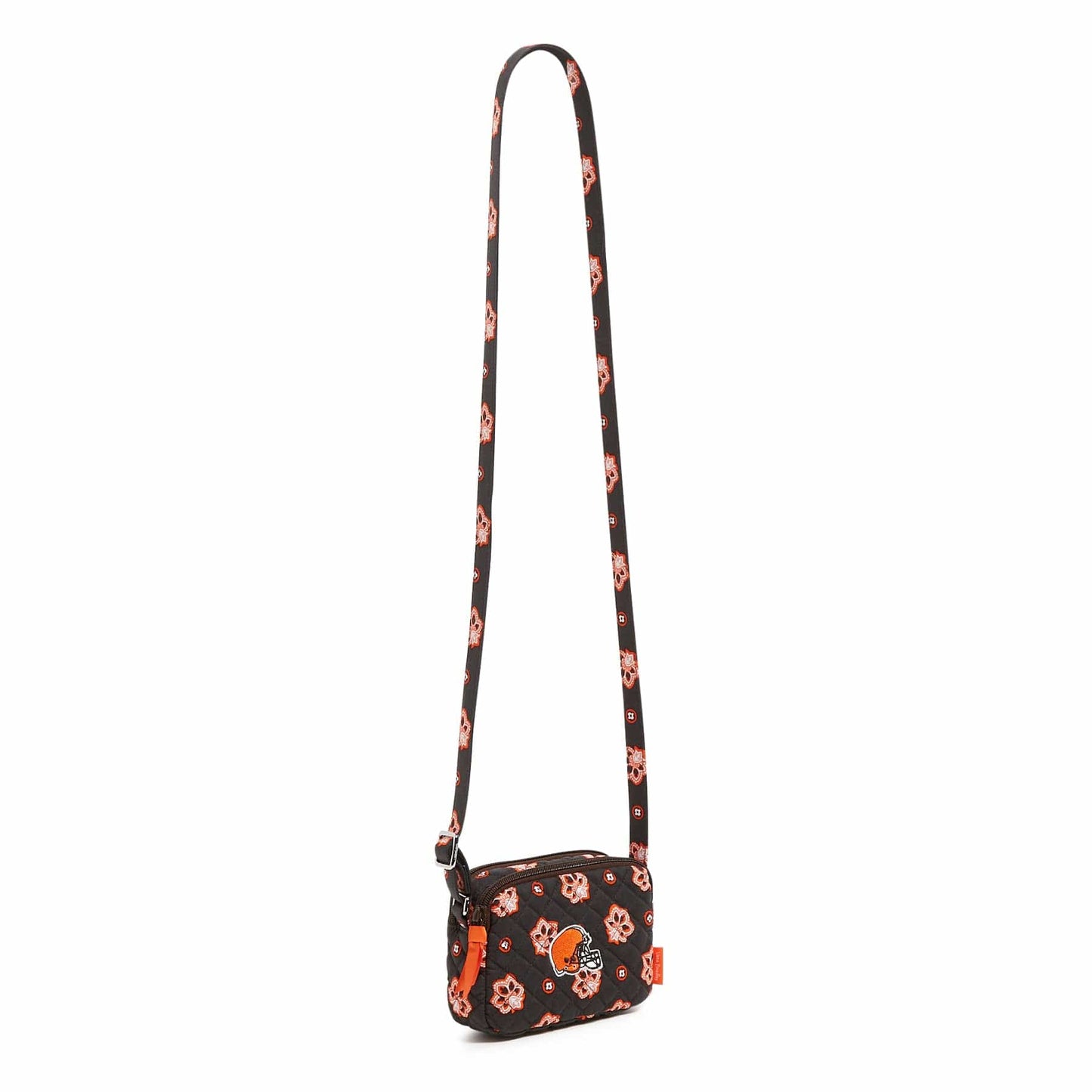NFL RFID Small Stadium Crossbody Bag-Cleveland Browns Bandana-Image 3-Vera Bradley