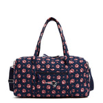 NFL Large Travel Duffel Bag-New England Patriots Bandana-Image 2-Vera Bradley