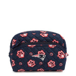 NFL Medium Cosmetic Bag-New England Patriots Bandana-Image 1-Vera Bradley