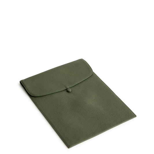 Large Envelope Tech Sleeve-Bronze Green-Image 1-Vera Bradley
