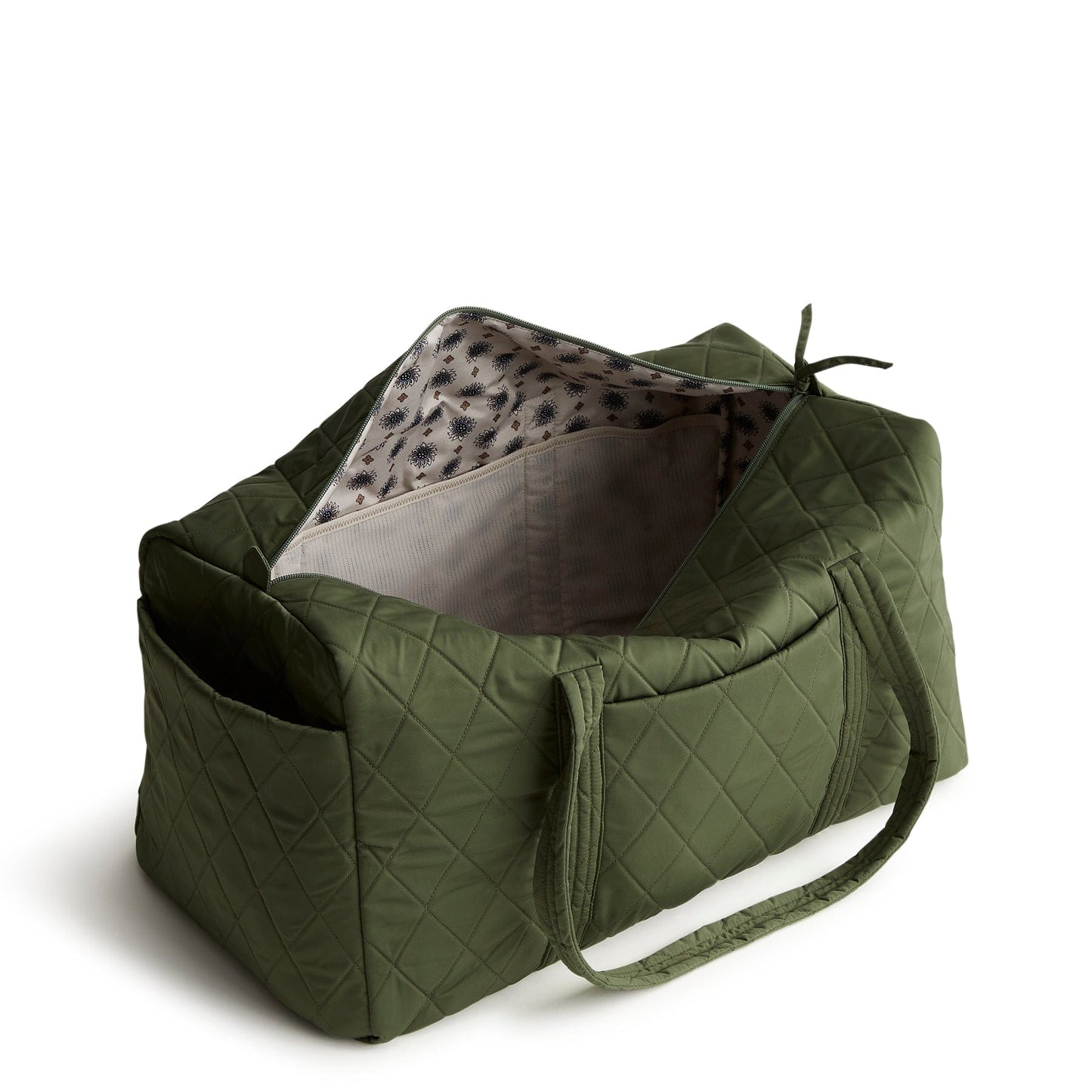 Large Original Duffel Bag-Bronze Green-Image 4-Vera Bradley