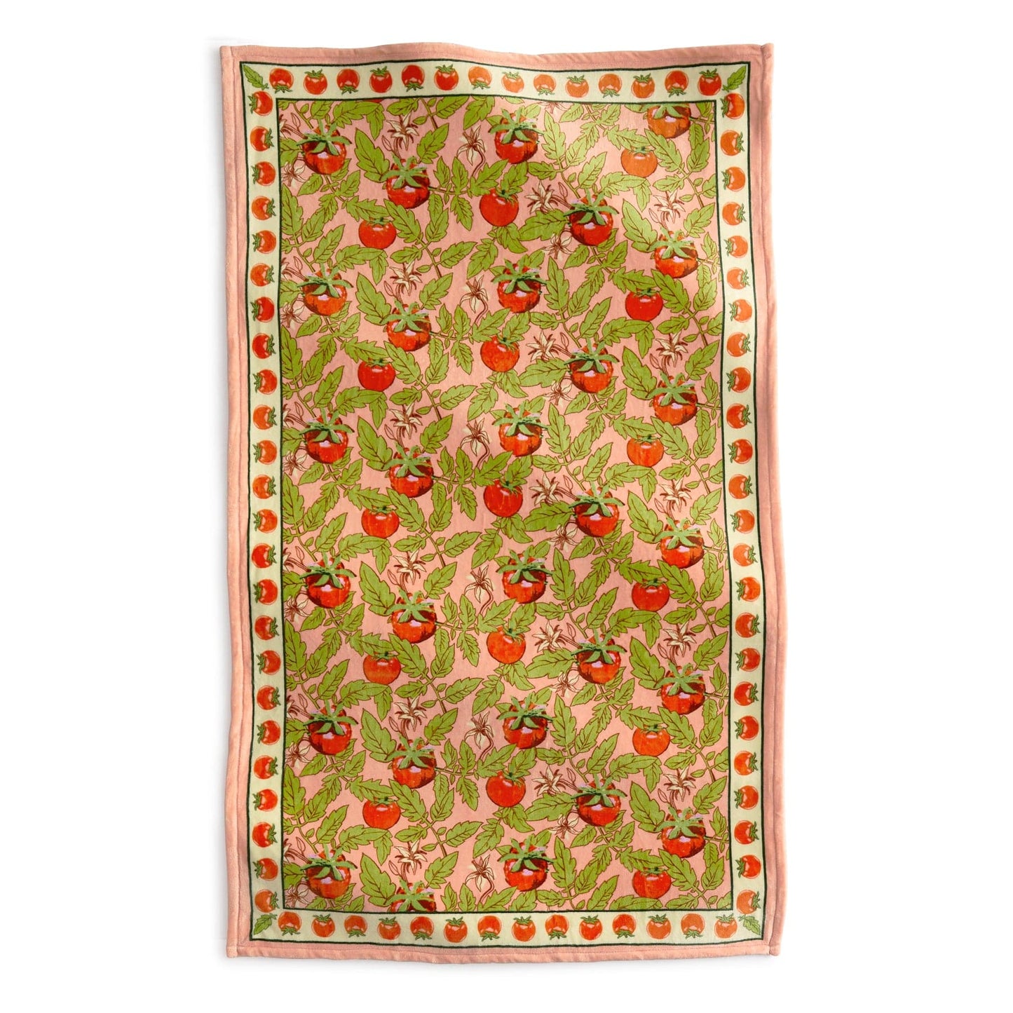 Plush Throw Blanket-Tomato Vines-Image 1-Vera Bradley