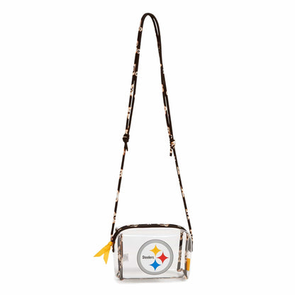 NFL Clear Crossbody-Pittsburgh Steelers Bandana-Image 1-Vera Bradley