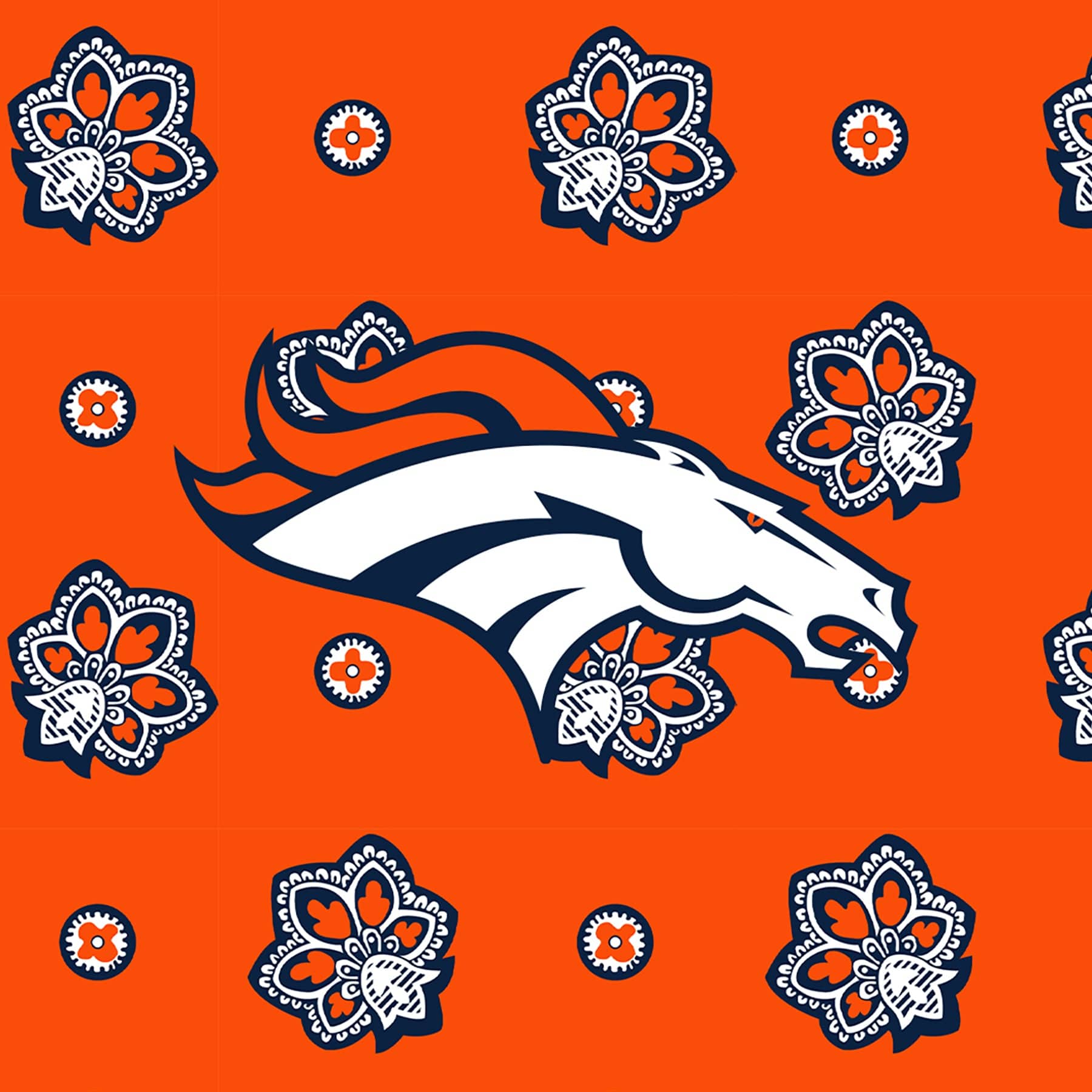 NFL Clear Small Belt Bag-Denver Broncos Bandana-Image 3-Vera Bradley