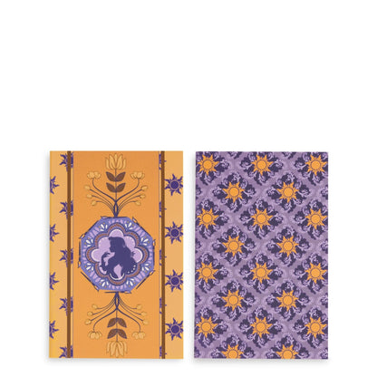 Disney Mini Notebook Set of 2-Rapunzel Silhouette Medallion-Image 3-Vera Bradley