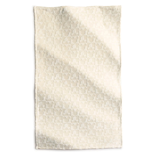 Disney Mickey Mouse Head Throw Blanket-Pumice Stone-Image 1-Vera Bradley